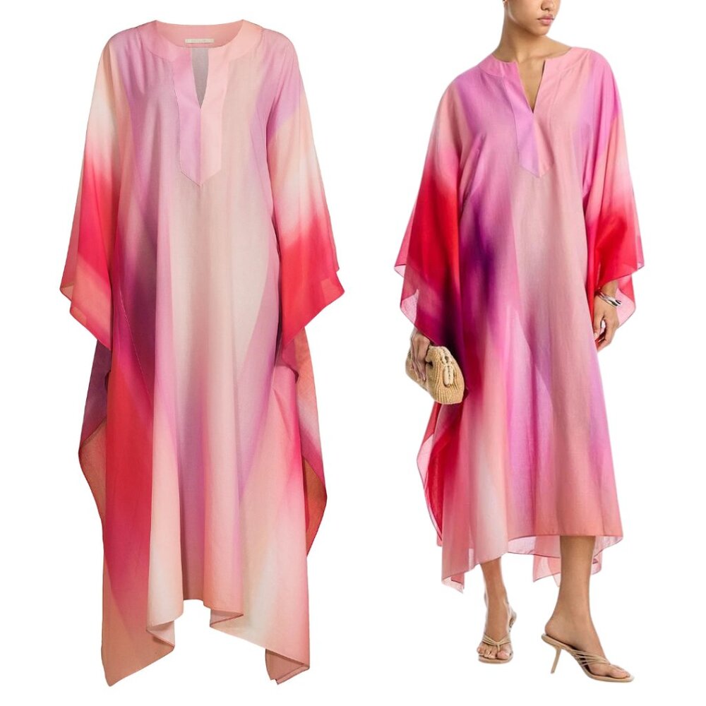 Kobi Halperin  Kelee Cotton Caftan Dress Cover-up